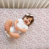Picture of 2-Pack Crib Sheet for Standard Crib & Toddler Mattress (Antique Rose) - Premium Fitted Baby Crib Sheets Girl - Buttery Soft Cotton Blend - Crib Mattress Sheets Fitted - Baby Bed Sheets