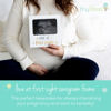 Picture of Tiny Ideas Love at First Sight Sonogram Picture Frame, Gender Neutral Ultrasound Keepsake, Ideal Pregnancy Gift, Baby Shower and Nursery Decor, 4” x6” Photo Insert, Gold, Silver And White