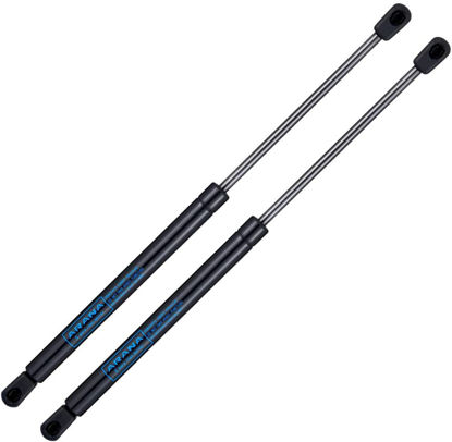 Picture of ARANA C16-21949 16 inch Gas Struts 60Lb/267N, C16-33296 16" Gas Shock Lift Support for Leer Cap Rear Glass Camper Shell Rear Window Truck Topper Window are Topper Engine Hood, 2Pcs