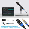 Picture of JOLGOO XLR Female to 3.5mm Cable, Unbalanced XLR Female to 1/8" Stereo Plug Microphone Cable, 3.5mm to XLR Cable for iPhone, iPod, Computer, Video Camera, and More, 3.3 Feet