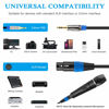 Picture of JOLGOO XLR Female to 3.5mm Cable, Unbalanced XLR Female to 1/8" Stereo Plug Microphone Cable, 3.5mm to XLR Cable for iPhone, iPod, Computer, Video Camera, and More, 15 Feet