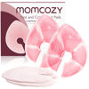 Picture of Momcozy Larger Breast Therapy Packs, Hot and Cold Breast Pads with 2 Soft Covers, Breastfeeding Essentials, 2 Pack