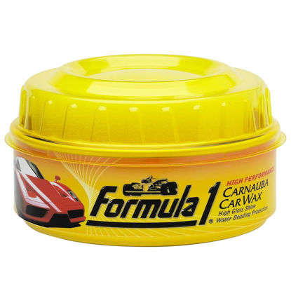 Picture of Formula 1 Carnauba Car Wax Paste - High-Gloss Shine - Polish for Car Detailing to Shine & Protect - Remove Haze and Paint Swirls w/ Micropolishing Agents - Car Cleaning Supplies (12 oz)
