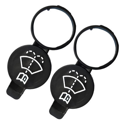 Picture of Rydowenna 2Pcs Windshield Wiper Washer Fluid Reservoir Tank Bottle Cap Replacement Cap Compatible with GMC Chevrolet Buick Cadillac 12767700, 13227300, 19172571