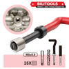 Picture of BILITOOLS M5x0.8 Thread Repair Kit, HSS Drill Helicoil Repair Kit Metric