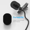 Picture of Cubilux Foam Cover for Lavalier Lapel Microphone, Windscreen, Windshield, Windjammer for Mini Wireless Lav MIC, 10-Pack