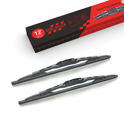 Picture of 12"(12-1) Rear Wiper Blades Fit for Chevrolet Captiva Sport 2021-2015/ Hyundai Tucson 2009-2005/ Kia Sportage 10-05/ Saturn Vue 10-08 Back Windshield Wiper Blades (Pack of 2)