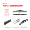 Picture of 12"(12-1) Rear Wiper Blades Fit for Chevrolet Captiva Sport 2021-2015/ Hyundai Tucson 2009-2005/ Kia Sportage 10-05/ Saturn Vue 10-08 Back Windshield Wiper Blades (Pack of 2)
