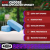 Picture of AIDEA Microfiber Applicator Pads-8Pack, Car Wash Sponge, Premium Microfiber Sponge and Cleaning Pads, Perfect for Effortless Wax, Sealant, and Conditioner Application - Blue