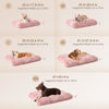 Picture of EHEYCIGA Fluffy Dog Crate Bed for Extra Large Dogs, Plush Faux Fur Dog Crate Pad, Calming Anti Anxiety XL Dog Bed for Crate, Washable Soft Warm Dog Crate Mat with Non-Slip Bottom, Pink