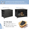 Picture of Explore Land 38 inches Dog Crate Cover - Heavy Duty Polyester Pet Kennel Cover Universal Fit for Wire Dog Crate (Black)