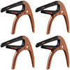 Picture of Guitar Capo for Acoustic and Electric 6 String Guitars (4 Pack Roswood Capo)