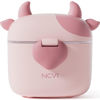 Picture of NCVI Baby Formula Dispenser On The Go, Formula Container to Go, Formula Holder for Travel, Outdoor Picnic with Baby Infant, Portable Container for Milk Powder, Snacks, Candy, Fruits (Pink)