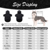 Picture of KOOLTAIL Basic Dog Hoodie - Soft and Warm Dog Hoodie Sweater with Leash Hole and Pocket, Dog Winter Coat, Cold Weather Clothes Sweatshirt for Small Medium Large Dogs Puppy Cat Boys Girls Black XL