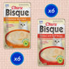 Picture of INABA Churu Bisque for Cats, Creamy Lickable Purée Side Dish with Vitamin E, 1.4 Ounces per Pouch, 12 Pouches, Chicken Variety