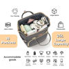 Picture of ROSEGIN Baby Diaper Bag Backpack with Changing Pad, Pacifier Case, for Boy Girl Toddler - Large, Stylish, Waterproof Travel Diaper Bag for Mom - Baby Shower Gifts - Grey