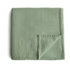 Picture of mushie Muslin Baby Swaddle Blanket | 100% Organic Cotton (Sage)