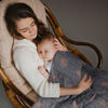 Picture of HardNok Ultra Soft Muslin Baby Blanket, Made of Viscose from Bamboo and Muslin from Cotton, A Versatile Swaddle and Bed Blanket for Babies, Toddlers, Boys, and Girls (1 Pack).