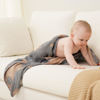 Picture of HardNok Ultra Soft Muslin Baby Blanket, Made of Viscose from Bamboo and Muslin from Cotton, A Versatile Swaddle and Bed Blanket for Babies, Toddlers, Boys, and Girls (1 Pack).