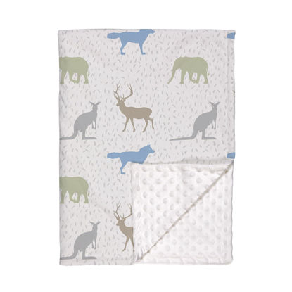 Picture of Soarwg Kids Baby Blanket Unisex Newborn, Super Soft Comfy Blankets, Baby Blankets for Boys, for Toddler Baby Nursery Bed Blanket Stroller Crib Shower Gifts, 30 x 40 Inch