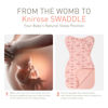Picture of Knirose Swaddle Blanket Sleep Sack with Arms Up Design 2 Packs, Hands Up Sleeping Sack 3-Way Transitions to Arms-Free Wearable Sleeping Bag for Newborn Baby Boys Girls Snug Fit Calms Startle Reflex