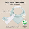 Picture of KeaBabies 8-Pack Organic Baby Bandana Drool Bibs for Boys Girls - Soft Cotton Drooling & Teething Bibs for Infants, Toddlers, Super Absorbent Cotton Bandana Bibs for Baby Boy & Girl (Daybreak)