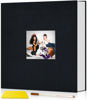 Picture of Popotop Photo Album Self Adhesive with Picture Display Window,40 Pages DIY Scrapbook Album for 4x6 8x10 Picture,Linen Cover Memory Book for Baby Wedding, with Scraper and Metallic Pen