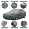 Picture of GUNHYI 16 Layers Car Cover Waterproof All Weather, Heavy Duty Outdoor Car Cover Universal Fit Sedan Lexus ES350, Tesla Model S, Lincoln MKZ, Toyota Avalon, Jaguar XJ, Ford Taurus, BMW 740i etc.