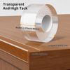 Picture of KAIYUER 1.57 in x 9.84 FT,Clear Edge Protector Strip Sharp Edge Wrap Cover Tape,Self Adhesive Protective Bumper Guards for Cabinet Door Desk Glass Table Bed Furniture, Kitchen Countertop, Waterproof