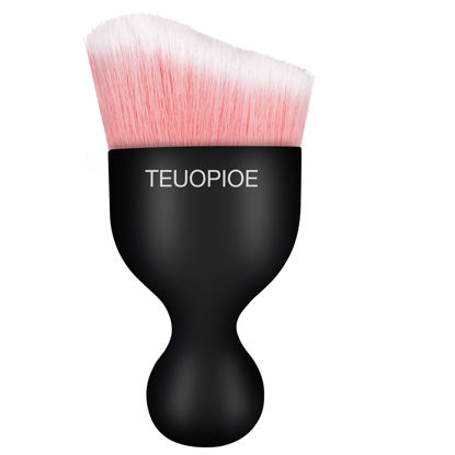 Picture of TEUOPIOE Car Interior Cleaning Brush,Auto Soft Hair Car Brush, Car Interior Dust Brush,Car Accessories for Car Dashboard, Air Conditioning Vents,Car Interior Brush for Keyboard Cleaner(Pink White)