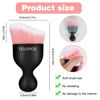 Picture of TEUOPIOE Car Interior Cleaning Brush,Auto Soft Hair Car Brush, Car Interior Dust Brush,Car Accessories for Car Dashboard, Air Conditioning Vents,Car Interior Brush for Keyboard Cleaner(Pink White)