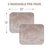Picture of PUPIBOO Washable Pee Pads for Dogs - Super Absorbent Reusable Puppy Training Pads - 100% Waterproof, Leak-Proof & Non-Slip Whelping Pads for Pet Housebreaking