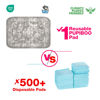 Picture of PUPIBOO Washable Pee Pads for Dogs - Super Absorbent Reusable Puppy Training Pads - 100% Waterproof, Leak-Proof & Non-Slip Whelping Pads for Pet Housebreaking