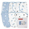 Picture of GLLQUEN BABY Swaddles for Babies Boys and Girls - Newborn Swaddle Sack 3 Pack, Baby Swaddle 0-3 Months, Soft Sleep Sack, Swaddle Blanket Wrap, Space & World, Baby Essentials