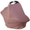 Picture of Breathable Car Seat Cover for Babies - Multi-Purpose Soft Rayon Nursing Cover for Breastfeeding, High Stretchy Infant Carseat Canopy, Stroller Cover (Smooth Rayon, Blush)