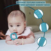 Picture of Sensory Chew Toys for Autistic Children 4 Pack, P Shape Sensory Toys for Toddlers 1-3 Chew Necklaces for Kids Adults with ADHD SPD, Silicone Teething Toys for Baby Oral Motor Stimulation