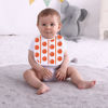 Picture of Maiwa 6 Pack Waterproof Cotton Baby Bibs for Girls Boys for Drooling Eating with Adjustable Buttons