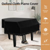 Picture of Grand Piano Keyboard Dust Cover, Piano Music Keyboard Dirt Proof Cover Stretchy Keyboard Piano Cover Keyboard Cover With Durable Elastic & Cord Lock Must Have Piano Accessories