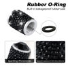 Picture of Alpmosn Car Wheel Tire Valve Caps, 4 PCS Bling Tire Valve Caps, Crystal Tire Caps Shinny Rhinestone for Women, Universal Car Dustproof Tire Valve Caps for Cars, Trucks, SUV and Motorcycles (Black)