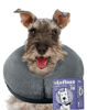 Picture of Loflaze Soft Inflatable Dog Cone Collar Alternative After Surgery - Dog Neck Donut E Collar for Large Medium Small Dogs Cats Post Surgery - Recovery Collar to Stop Licking - Grey, M