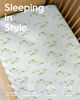 Picture of TotBasic Crib Sheets for Boy Girl, Premium Soft Crib Mattress Fitted Sheet, Ultra Breathable Baby Sheets, Super Stretchy Baby Bed Sheets 28''x52''x9'' Extra Deep Pocket, 2 Pack
