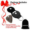 Picture of JUPPE Birthday Gifts For Boyfriend or Girlfriend, Bronze Copper Lead Me Home Guitar Pick and Bass Pick With Leather Case Music Gifts For Him or Her (Lead me home)