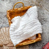 Picture of MUKIN Baby Washcloths - Natural Cotton Baby Wipes - Soft Newborn Baby Face Towel for Sensitive Skin- Baby Registry as Shower, 10 Pack 12x12 inches (White)