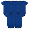Picture of Gerber Baby 5 Pack Onesies Multi-Packs Bundle Interlock 180 gsm, Blue, 12 Months