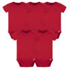 Picture of Gerber unisex baby 5 Pack Onesies Multi-packs Bundle Interlock 180 Gsm Shirt, Red, 3-6 Months US