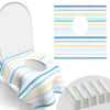 Picture of 30 Pack Toilet Seat Covers Disposable, Large Waterproof Potty Covers for Toddlers, Kids, and Adults, Toddler Potty Training for Public Restroom, Airplane, Trip, Individually Wrapped for Travel - Wave