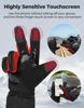 Picture of KEMIMOTO Winter Motorcycle Gloves, Rainproof Riding Gloves with Touchscreen, Motorcycle Winter Gloves for Men, Warm Motorcycle Gloves for Riding, ATV, UTV, Snowmobile