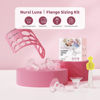 Picture of Nursi Luna Flange Sizing Kit 3 in 1 Ultimate with 10PCS Flange Inserts 13/15/17/19/21mm, Nipple Ruler, Cleaning Brush, Silicone Flange Insert Kit for 24mm Most Pumps, Pumping Breastfeeding Essentials