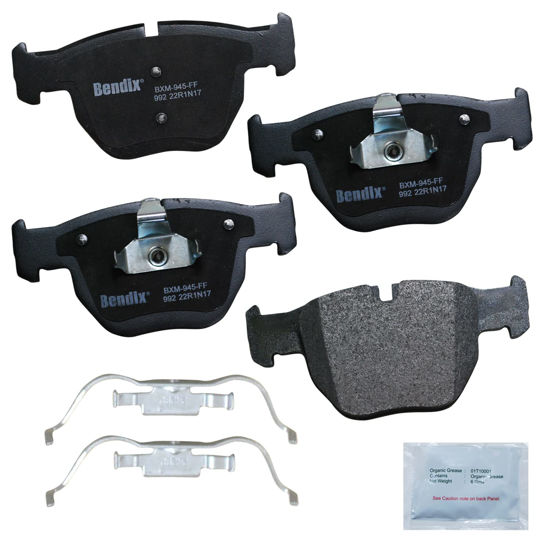 Picture of Bendix Priority1 CFM992 Semi-Metallic Brake Pads for Land Rover Range Rover 2005-2003, Porsche Carrera GT 2005
