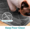 Picture of Conlun Cat Litter Mat Litter Trapping Mat, 47" x 35" Premium Durable PVC Grid Mesh with Scatter Control, Non-Slip, Less Waste Cat Litter Box Mat, Soft on Kitty’s Paws, Urine Waterproof